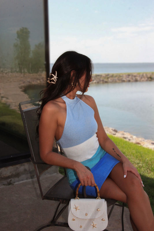 Aquamarine Halter Dress