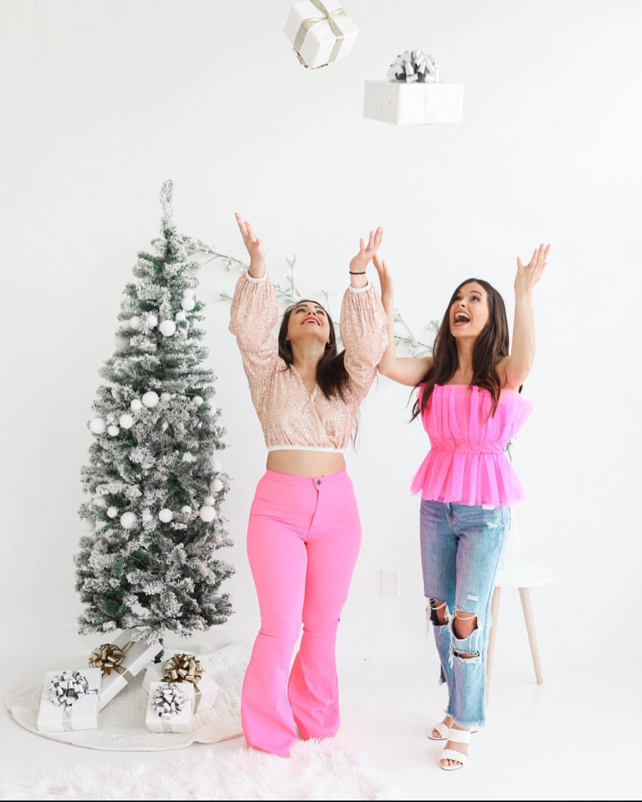 Hot Pink Tulle Corset Top